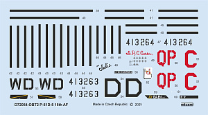 Decal 1/72 P-51D-5 '15th AF' (EDU)