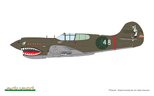 Model kit 1/48 Curtiss P-40K Warhawk DUAL COMBO (Eduard kits)