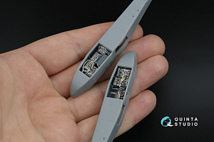 AH-64A Forward Avionics Bays 3D-Printed & coloured Interior on decal paper (Trumpeter) (with 3D-printed resin parts)