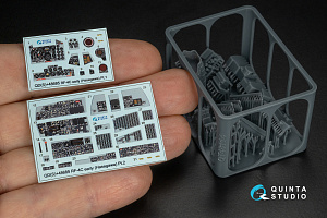 RF-4C Phantom II (early) 3D-Printed & coloured Interior on decal paper (Hasegawa) (Small version) (with 3D-printed resin parts)