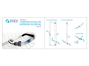 NATO Mercedes-Benz belts (All kits), 2 pcs