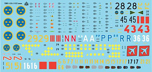 Decal 1/72 A 32A S 32C Saab 'Lansen' (Moose Republic Decals)