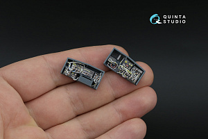 AH-64A Forward Avionics Bays 3D-Printed & coloured Interior on decal paper (Trumpeter) (with 3D-printed resin parts)