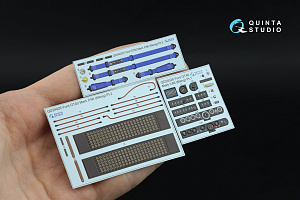 Ford GT40 Mark II '66 3D-Printed & coloured Interior on decal paper (Meng) (small version)