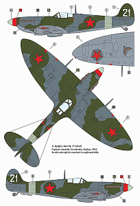 Decal 1/48 Supermarine Spitfire Mk.VB/PR Mk.IV Lend-Lease Supermarine Spitfire (AML)