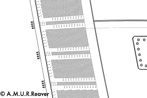 Additions 1/32 Air intakes for F-4J models for Tamiya (A.M.U.R.Reaver) 