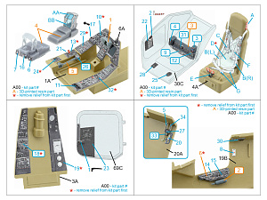  Ka-50 (black panels) 3D-Printed & coloured Interior on decal paper (Italeri) (with 3D-printed resin parts)