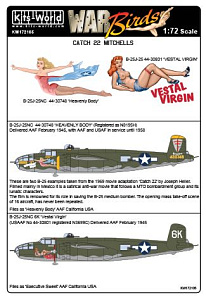 Decal 1/72 Catch 22 Mitchells North-American B-25J-25NC (Kits-World)