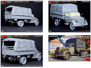 Model kit 1/35 GERMAN 3T CARGO TRUCK 3,6-36S (MiniArt)