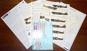 Decal 1/72 Curtiss Р-40 in the USSR (Begemot)