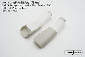 Additions (3D resin printing) 1/48 McDonnell F-4B/N Phantom Integrated Intake(designed to be used with Tamiya kits)