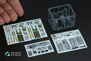 Tornado ECR German 3D-Printed & coloured Interior on decal paper (Revell) (with 3D-printed resin parts)