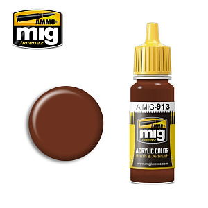 Acrylic paint ROTBRAUN BASE (Ammo Mig) (17ml) 