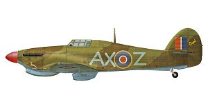 Model kit 1/48 Hawker Hurricane Mk.IIc trop (Arma Hobby)