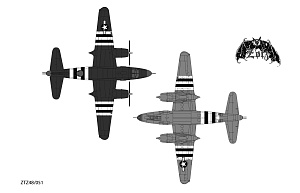 Decal 1/48 Martin B-26B/C Marauders includes....(Zotz)