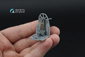 Fairey Barracuda Pilot's Cockpit 3D-Printed & coloured Interior on decal paper (Trumpeter) (with 3D-printed resin parts)