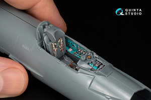 MiG-21SMT Fishbed-K 3D-Printed & coloured Interior on decal paper (Eduard) (with 3D-printed resin parts)
