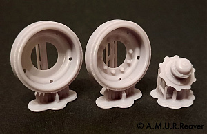 Additions (3D resin printing) 1/35 Track rollers for the Merkava 4/4M tank model (A.M.U.R.Reaver) 
