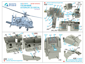 AH-64D/E 3D-Printed & coloured Interior on decal paper (Meng) (Small version)