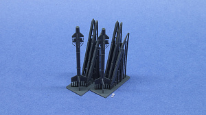 Additions (3D resin printing) 1/48 Rocket Magic 550 2 piece set (KepModels)