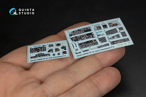 RF-4C Phantom II (early) 3D-Printed & coloured Interior on decal paper (Hasegawa) (Small version) (with 3D-printed resin parts)
