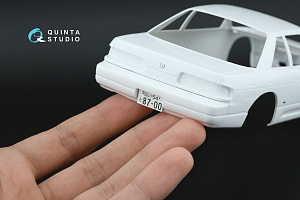 Nissan Silvia S13 3D-Printed & coloured Interior on decal paper (Aoshima) (with metal sticker parts)