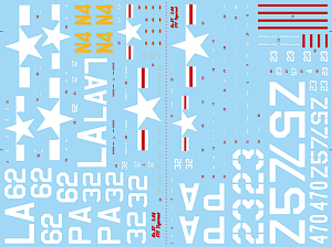 Decal 1/48 Grumman F7F Tigercat - Carrier-based Night Fighters, USMC/USN, 5 Markings. (Cut then Add)