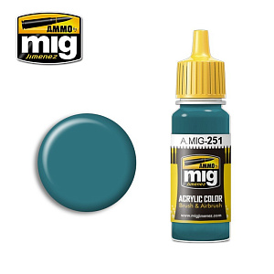 Acrylic paint RUSSIAN BLUE AMT-7 (Ammo Mig) (17ml) 