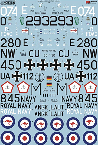 Decal 1/48 Fairey Gannet COD.4/AS.4/T.2/T.5 Collection (9) (Xtradecal)