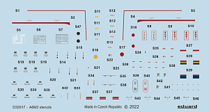 Decal 1/32 A6M2 stencils (TAM)