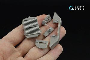 U.S. Diamond T 968A Cargo truck (open cab) 3D-Printed & coloured Interior on decal paper (Mirror Models) (with 3D-printed resin parts)