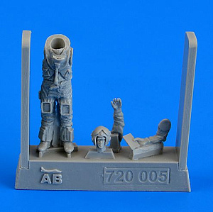 Figures (resin) 1/72 British Sea Harrier Pilot, Falkland War 1982 