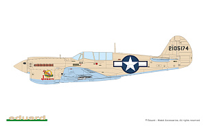 Model kit 1/48 Curtiss P-40N Warhawk Weekend edition (Eduard kits)