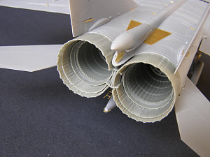 Photo Etching Kit MiG-25. Exterior (ICM) (designed to be used with ICM) (Metallic Details)