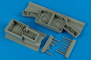 Additions (3D resin printing) 1/32 North-American F-86F-40 Sabre wheel bay (designed to be used with Italeri, Kinetic Model and Wolfpack kits) 