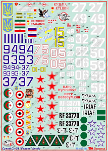 Decal 1/48 Sukhoi Su-24 Fencer family(Begemot)