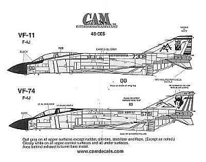 Decal 1/48 McDonnell F-4J Phantom (CAM)