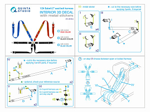 Sabelt 2inch seat belt harness, black (With metal buckles) (all kits)