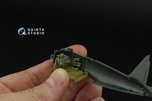 A6M2 Zero (Nakajima Prod.) 3D-Printed & coloured Interior on decal paper (Fine molds)