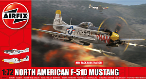Model kit 1/72 North-American F-51 Mustang [P-51D] (Airfix)