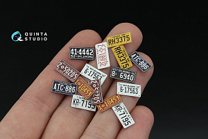 Southwestern U.S. License Plates 1950-1960 Pt.1 (All kits) (with metal base)