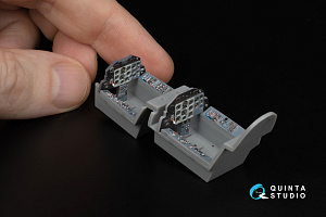 L-39C 3D-Printed & coloured Interior on decal paper (Trumpeter) (Small version) (with 3D-printed resin parts)