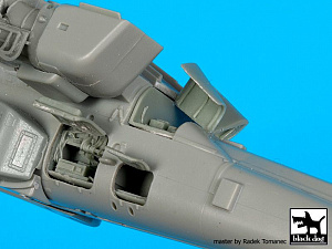 Additions (3D resin printing) 1/72 Hughes/Westland AH-64D Rear electronics (designed to be used with Academy kits) 
