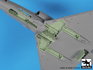 Additions (3D resin printing) 1/48 Douglas A-4 Skyhawk wheel bays + engine (designed to be used with Hobby Boss kits) 