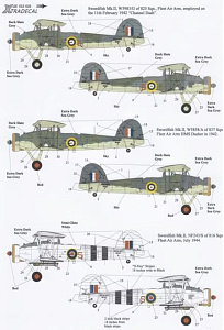 Decal 1/32 Fairey Swordfish Mk.II (5) (Xtradecal)