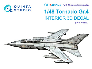Tornado GR.4 3D-Printed & coloured Interior on decal paper (Revell) (with 3D-printed resin parts)