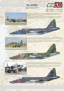 Decal 1/72 Su-25SM Syrian Warriors Pt.2 (Advanced Modeling) 