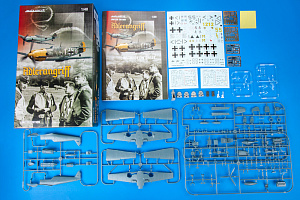 Model kit 1/48 ADLERANGRIFF (DOUBLE kit) Messerschmitt Bf-109E (Eduard kits)