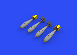 Additions (3D resin printing) 1/48 SUU-20 dispenser with BDU-33 & Mk.76 bombs 