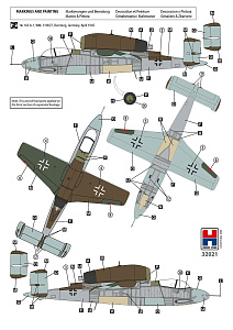 Model kit 1/32 Heinkel He-162A-1 Salamander (Hobby 2000)